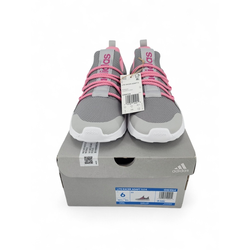 Adidas Lite Racer Adapt 5.0K Women's 7 /Kid's 6 Cloudfoam Running Sneakers